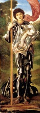 Edward Burne Jones œuvres - Saint George 1873 préraphaélite Sir Edward Burne Jones